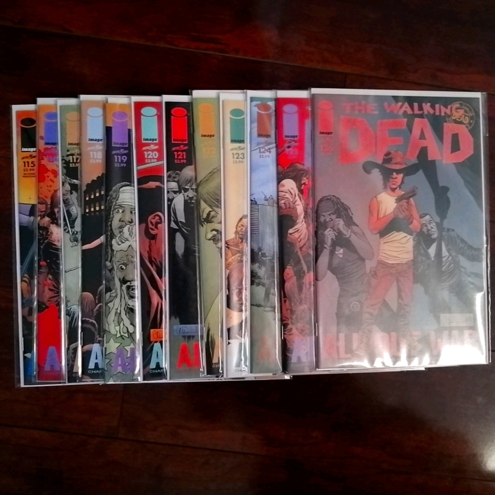 The Walking Dead Comic Book lot Issues 115-126